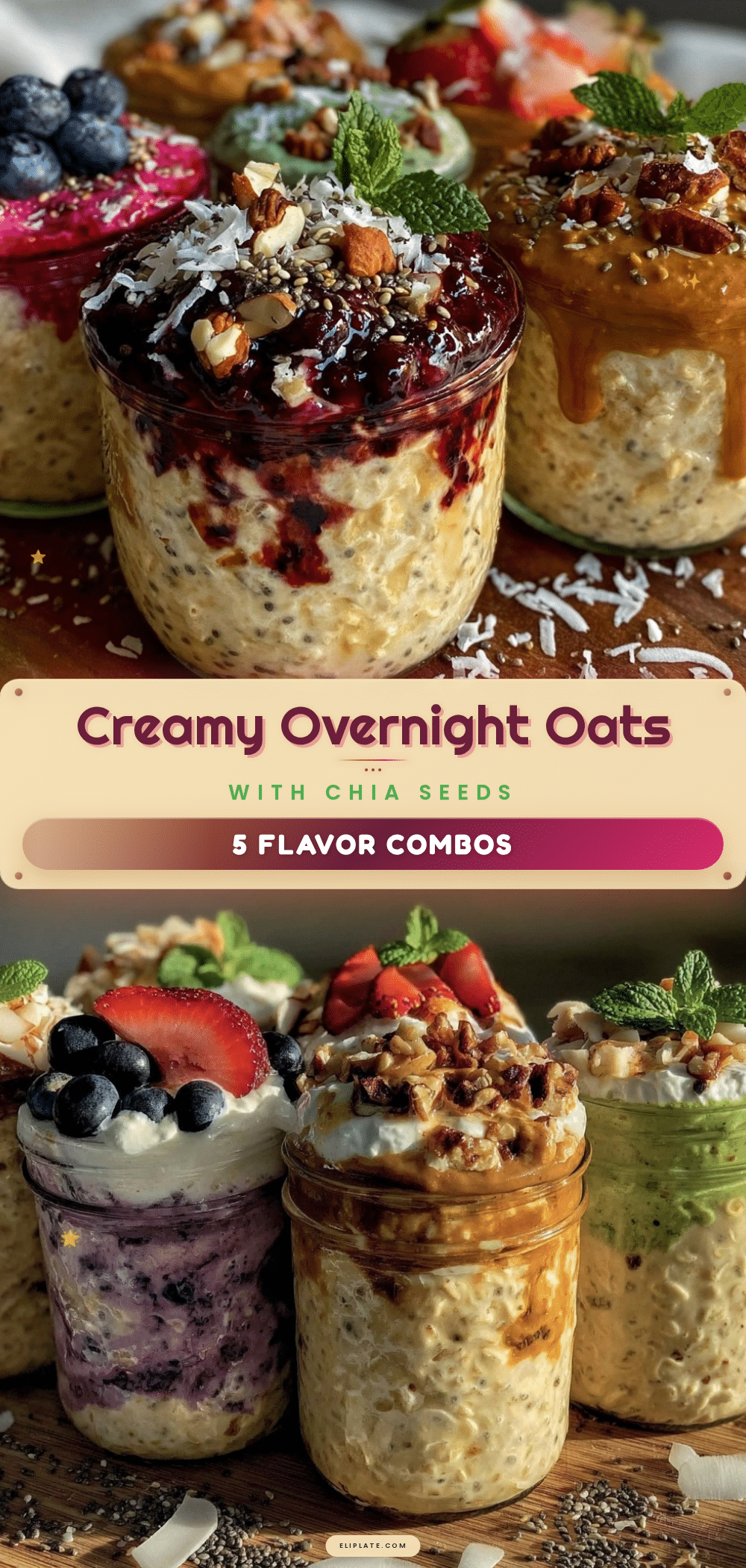 healthy overnight oats with chia seeds recipe