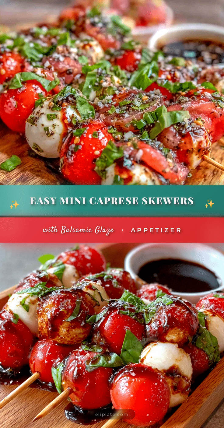 mini caprese skewers recipe
