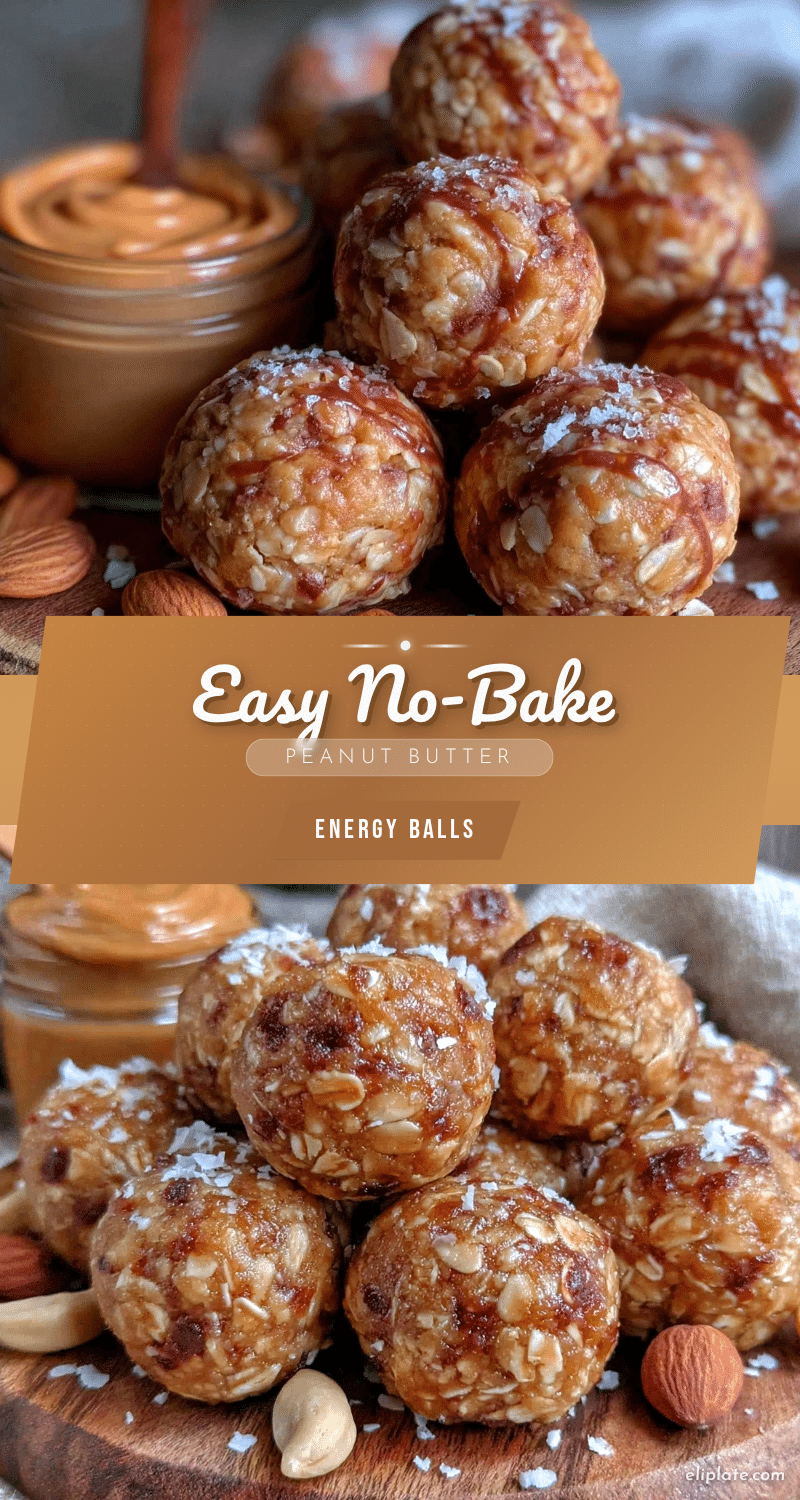 no-bake peanut butter energy balls recipe