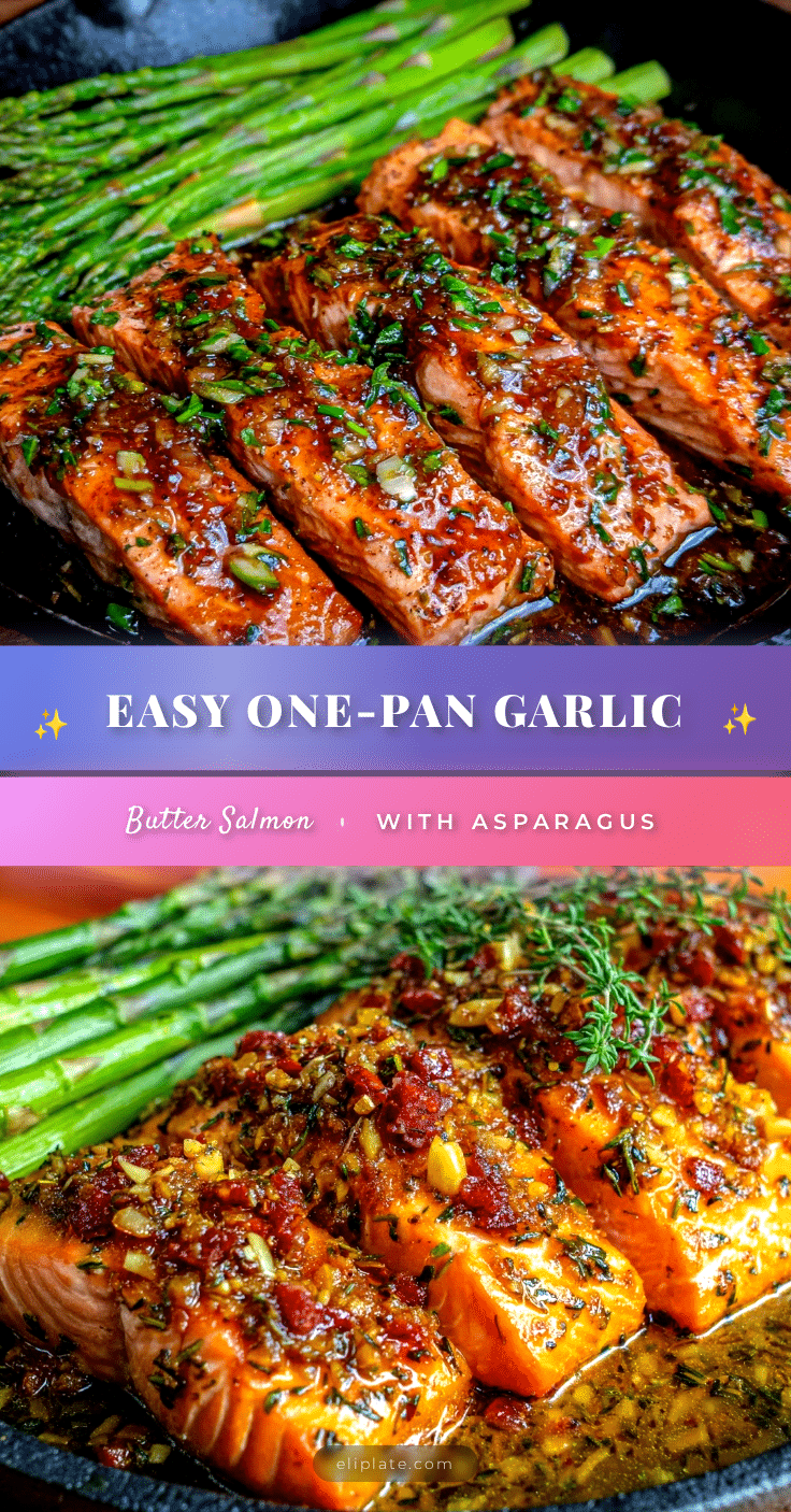 one-pan garlic butter salmon recipe