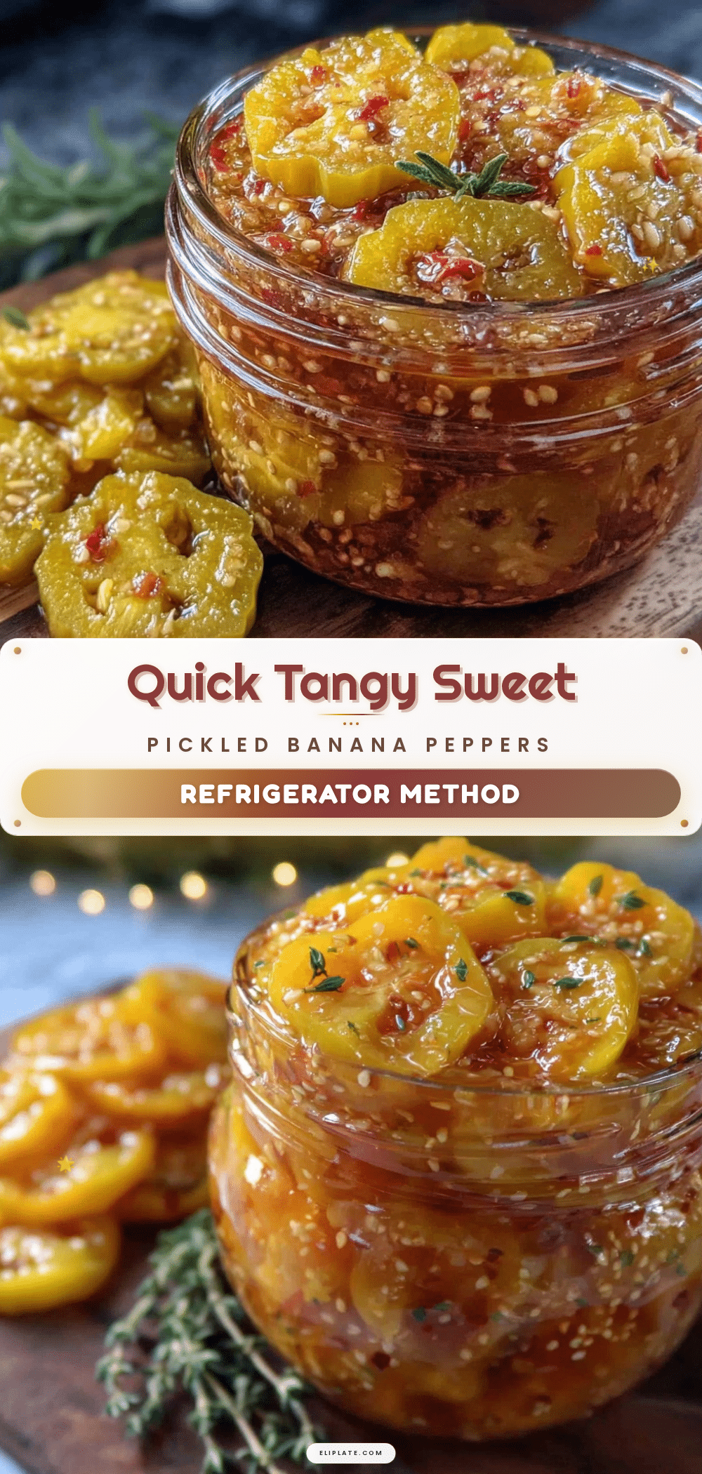 quick sweet pickled banana peppers recipe