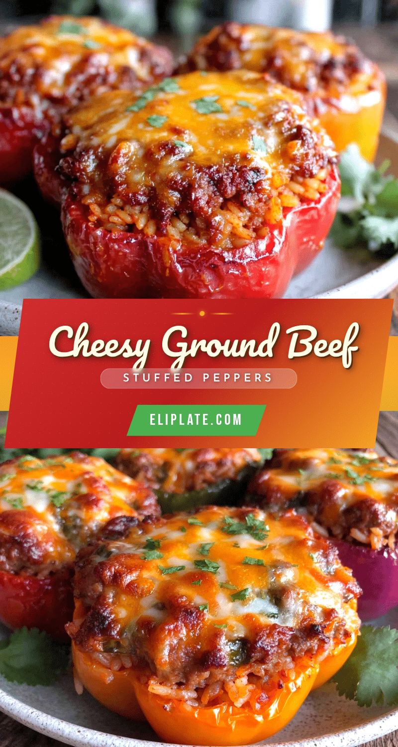 savory cheesy stuffed bell peppers recipe
