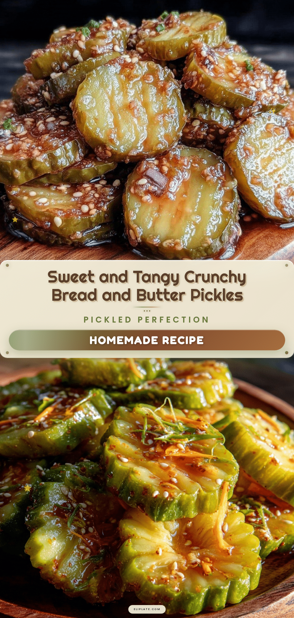sweet and tangy bread and butter pickles recipe