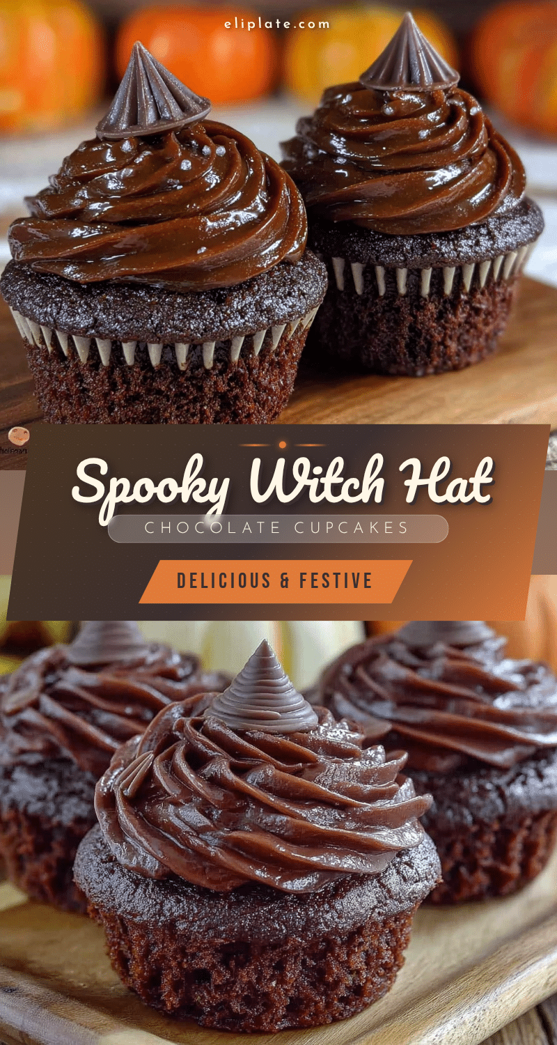 witch hat chocolate cupcakes recipe