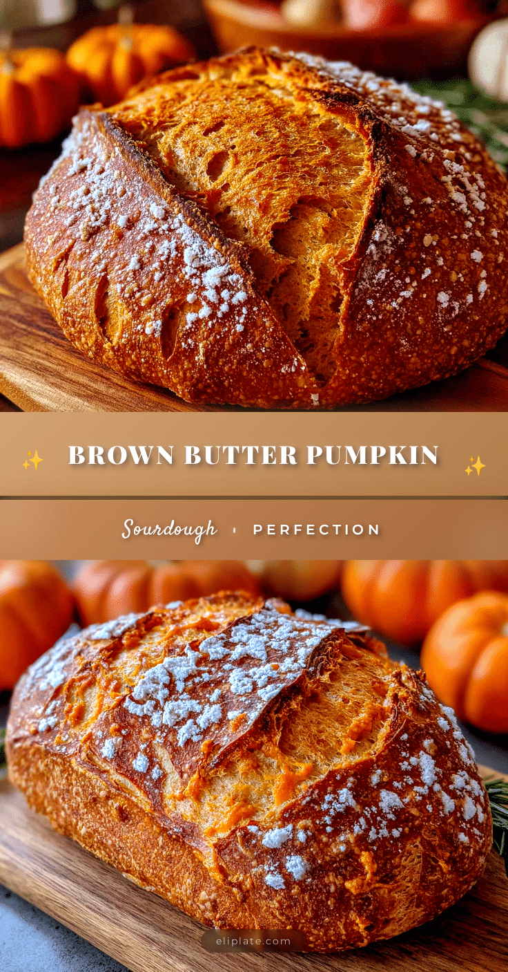 brown butter pumpkin sourdough bread recipe