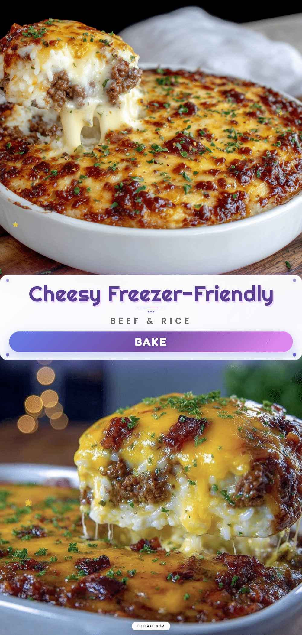 cheesy ground beef and rice casserole recipe