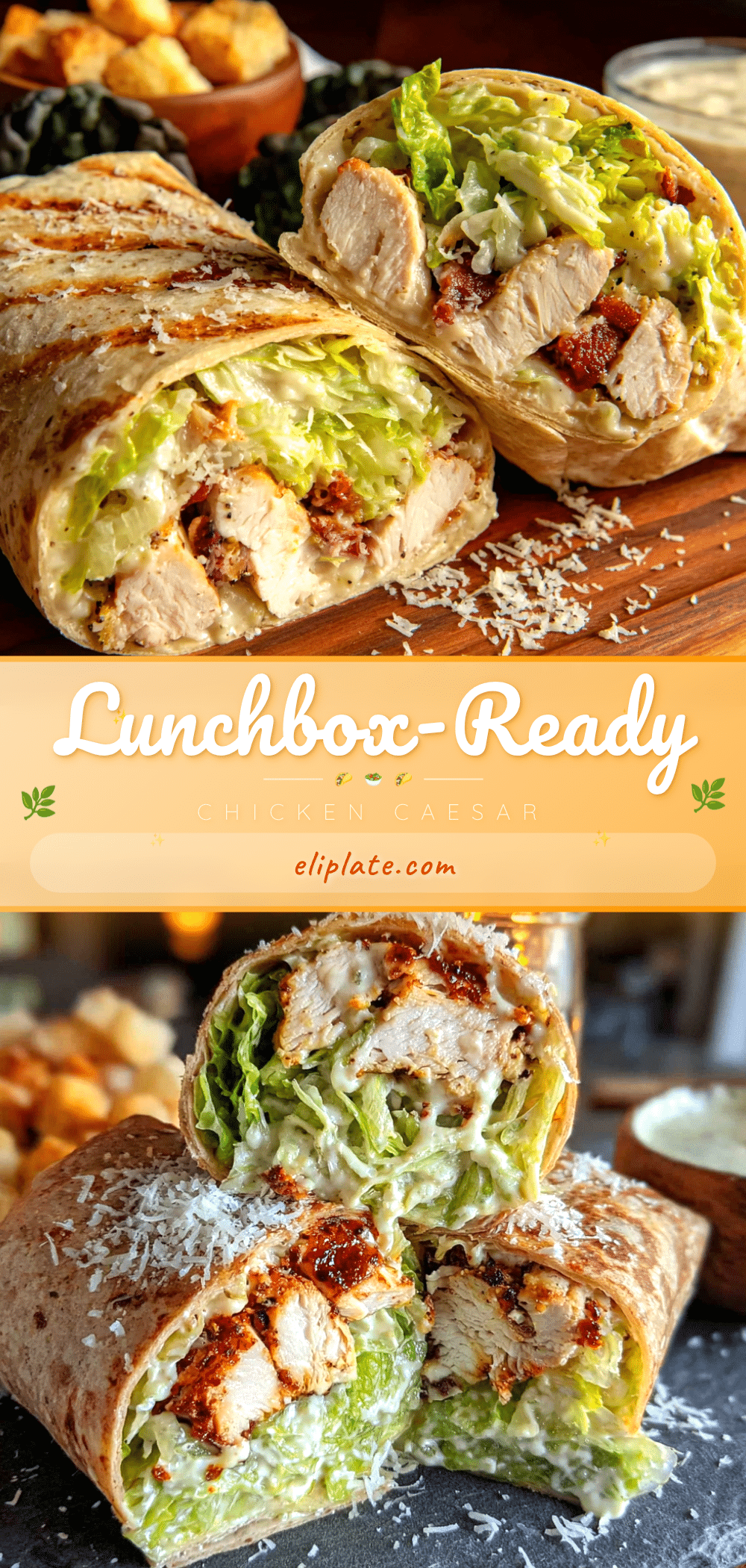 chicken caesar wraps recipe