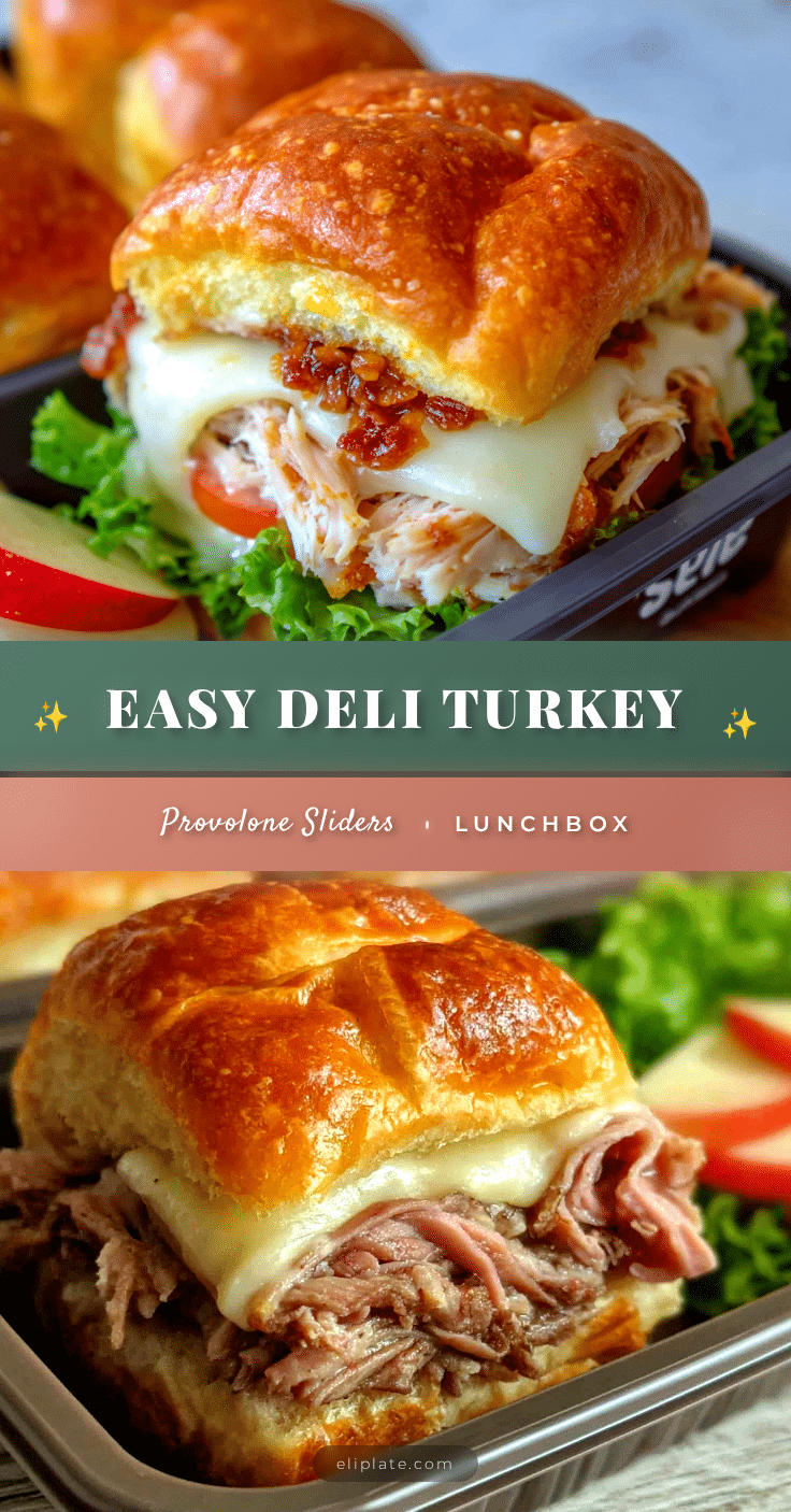 Easy Turkey and Provolone Sliders recipe
