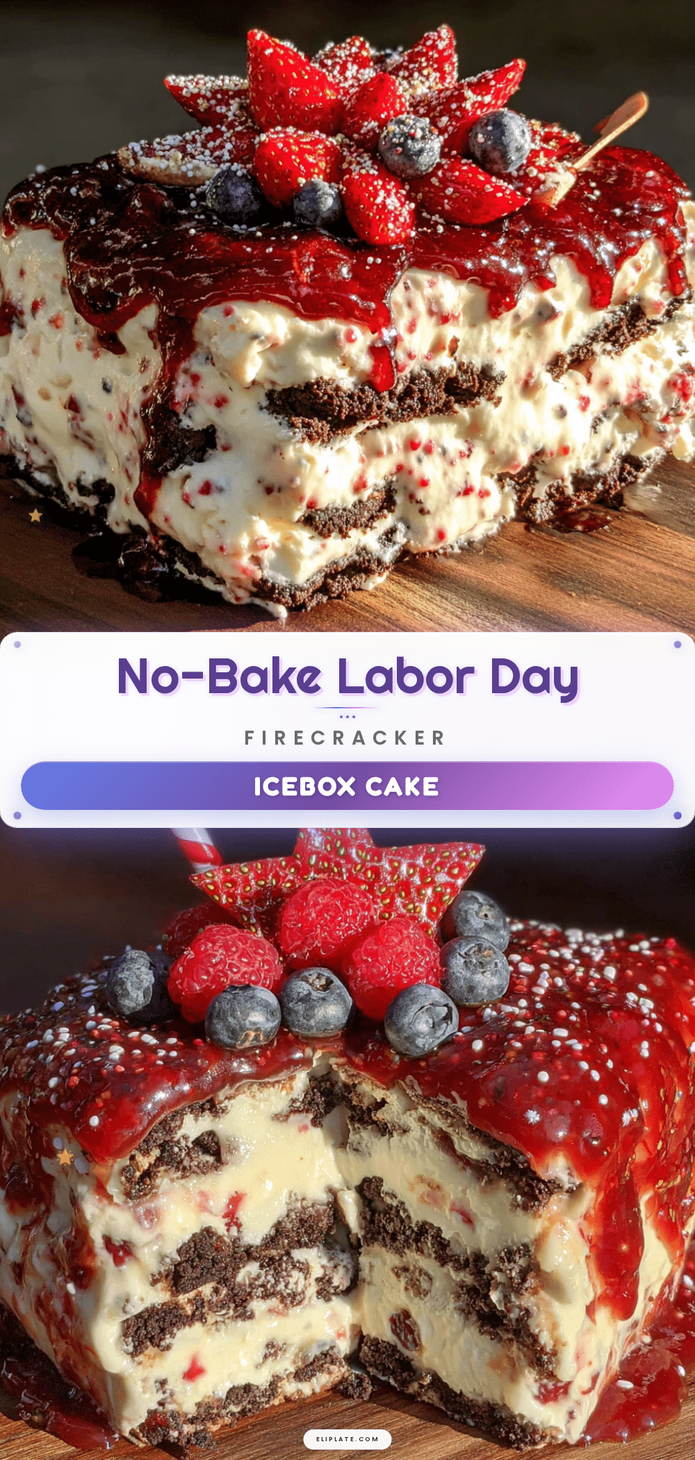 firecracker icebox cake recipe