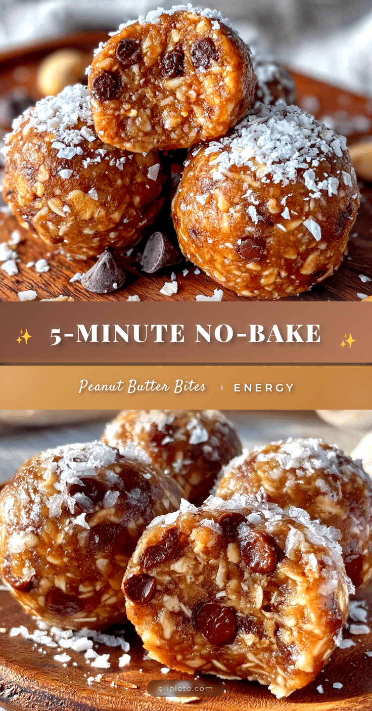 no-bake peanut butter oat energy bites recipe