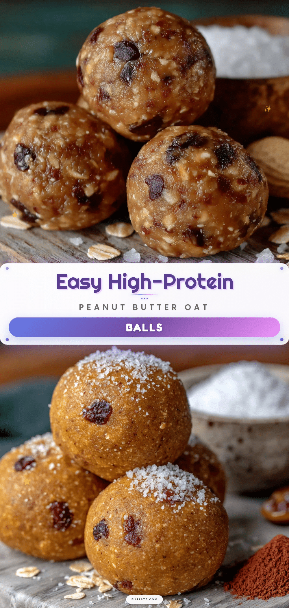 no-bake peanut butter oat protein balls recipe