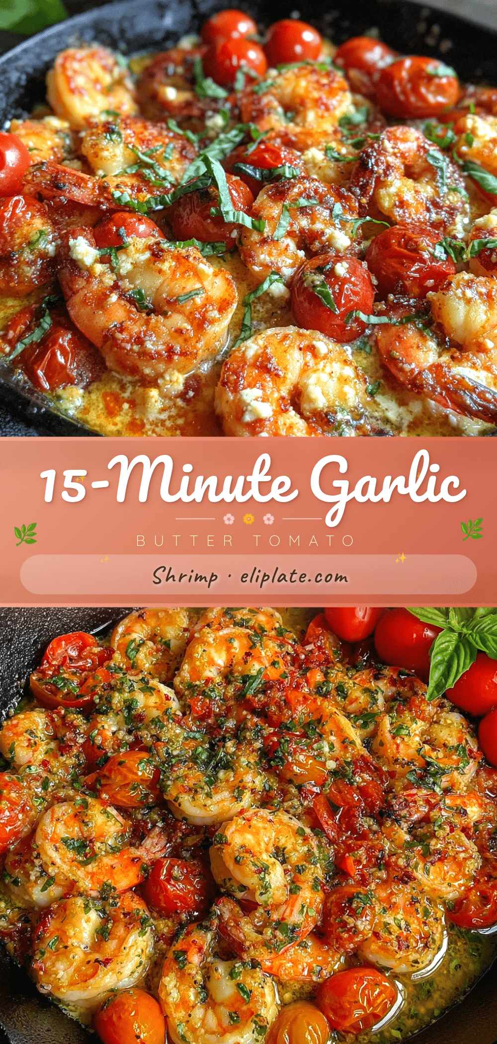 quick garlic butter cherry tomato shrimp recipe