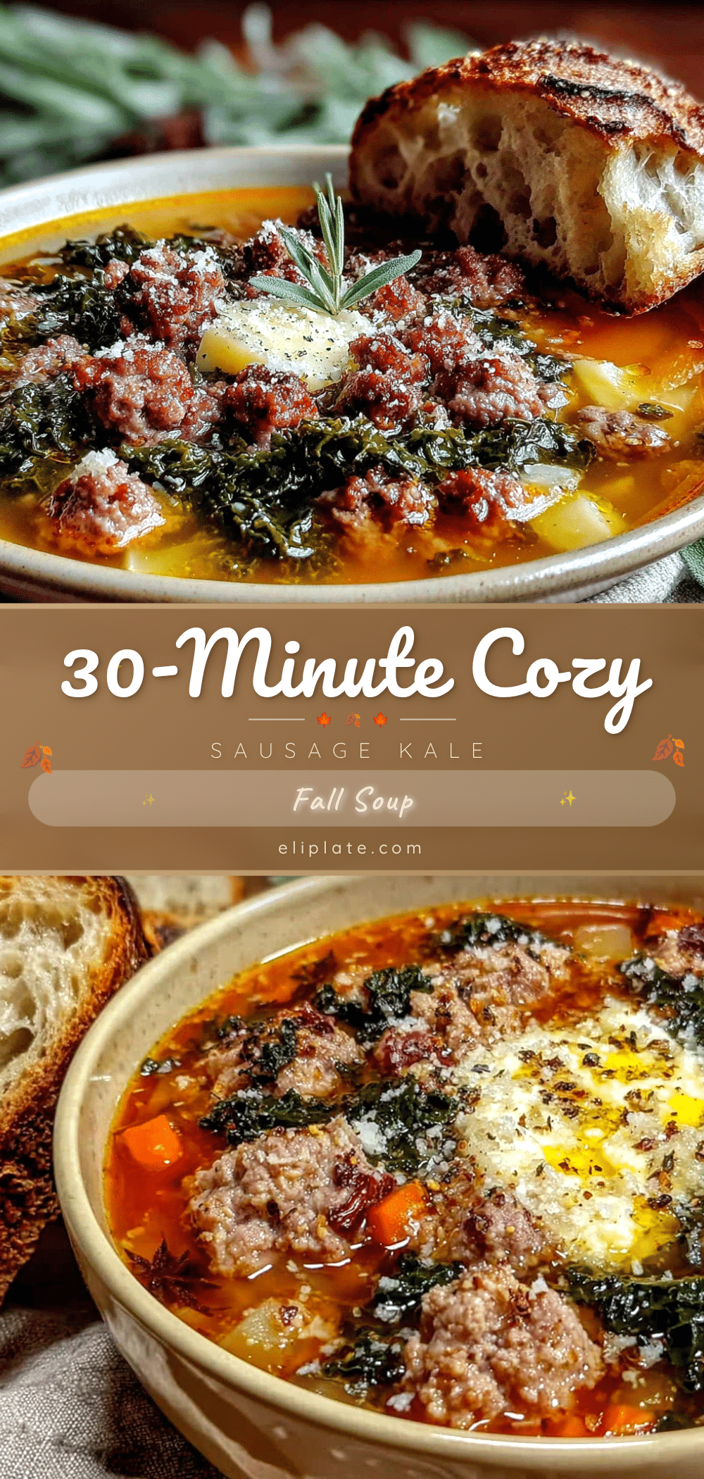 sausage and kale fall soup recipe