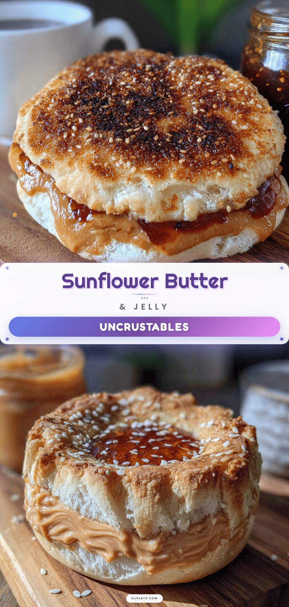 sunflower butter and jelly uncrustables recipe