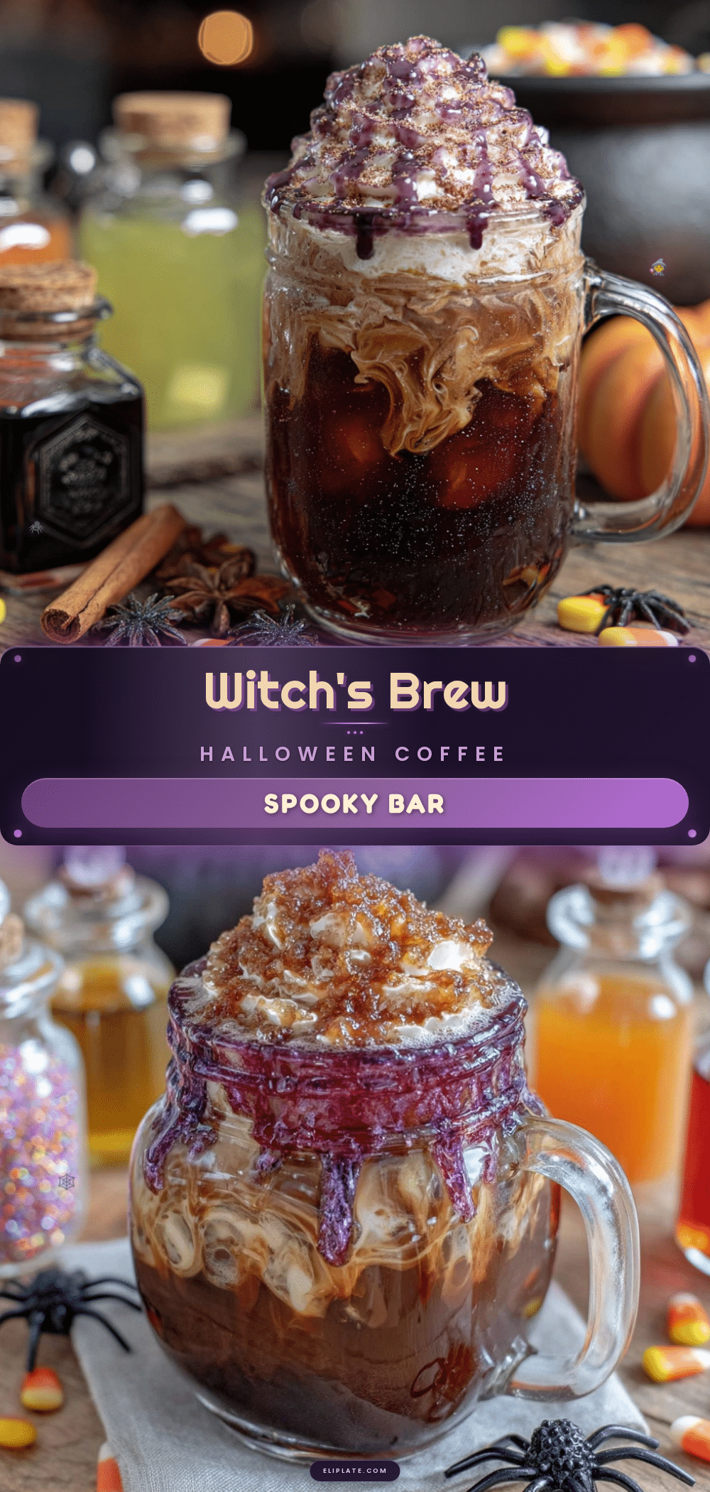 witchs brew halloween coffee bar recipe