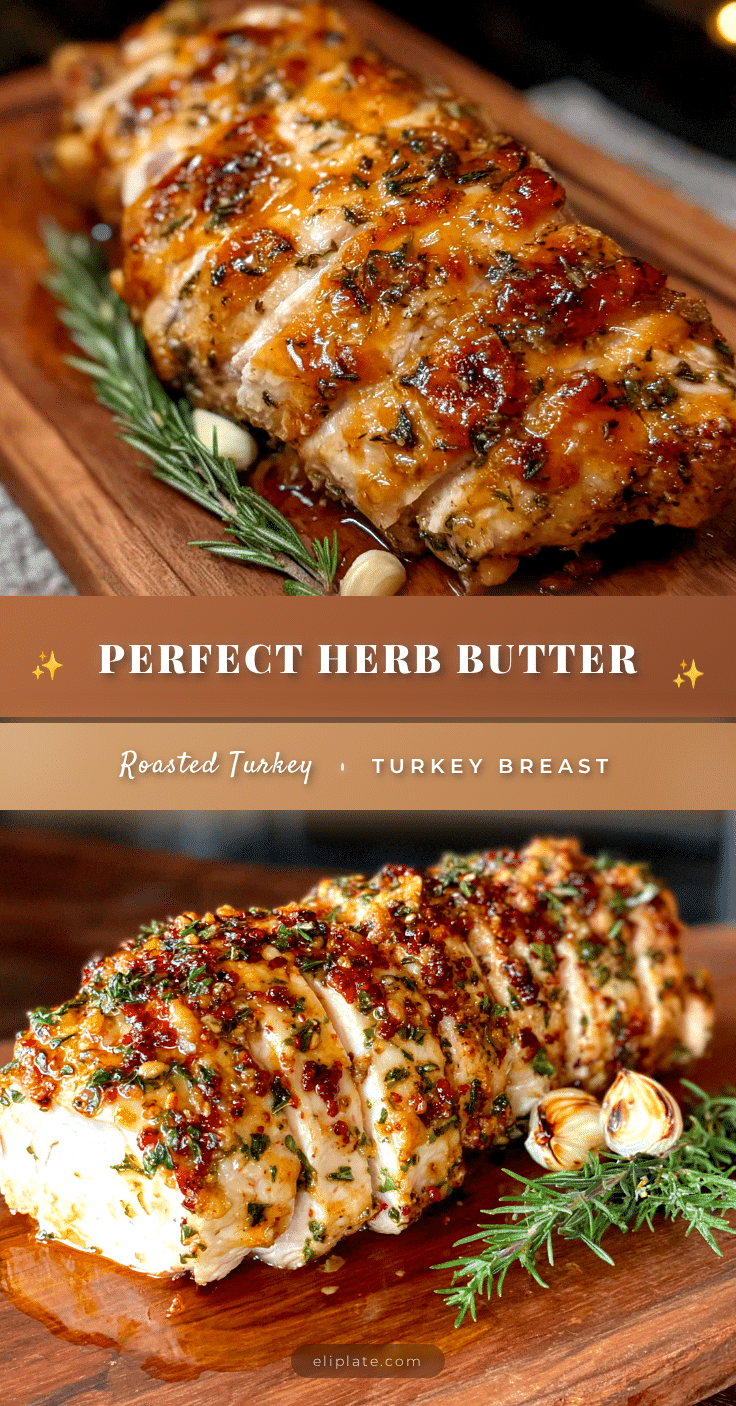 herb butter roasted turkey breast recipe