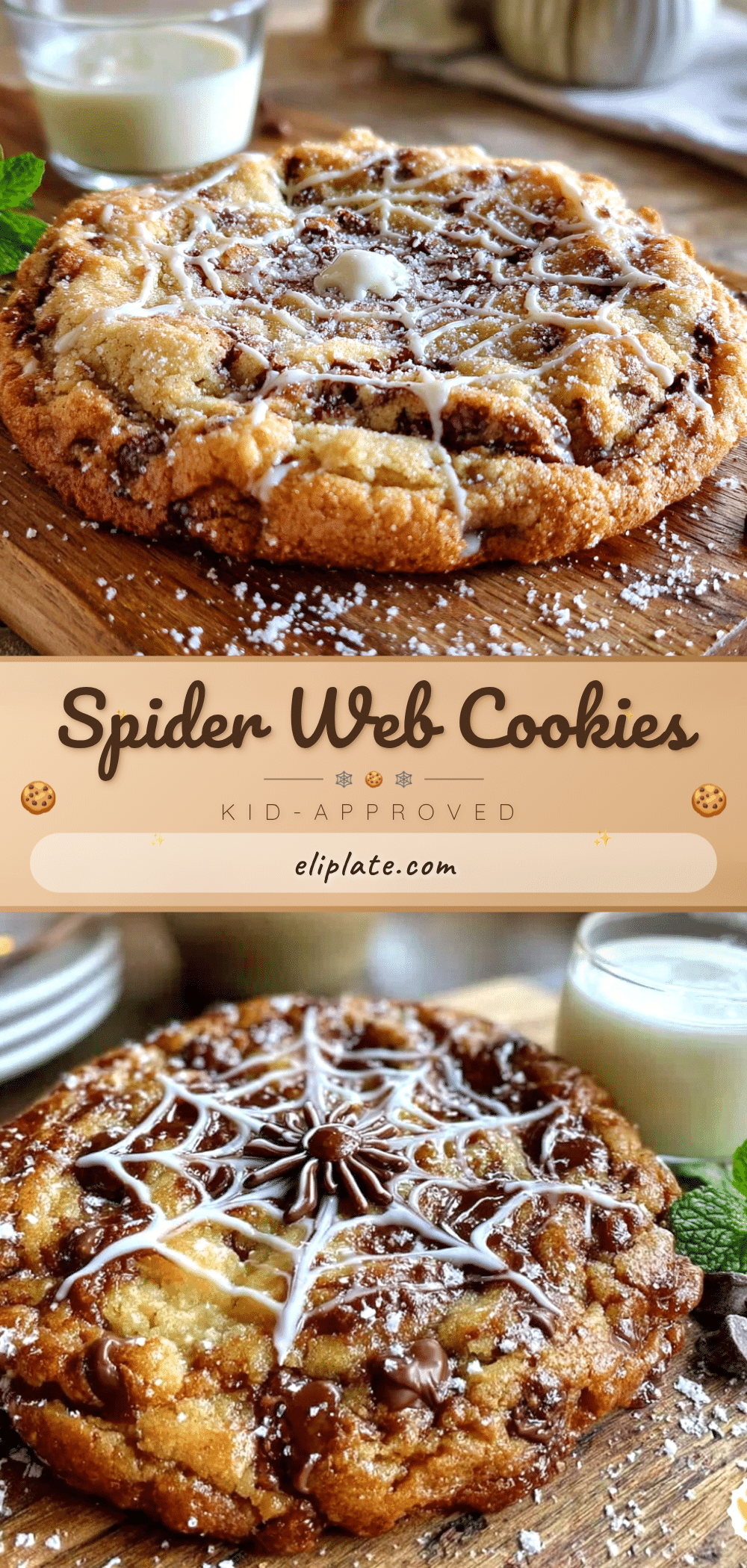 spider web chocolate chip cookies recipe