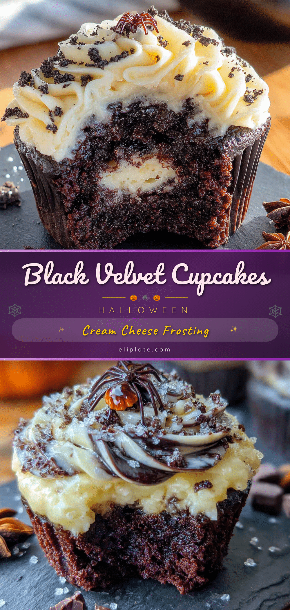 black velvet halloween cupcakes recipe